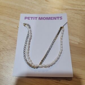 Petit Moments Pearl and Rhinestone bracelet